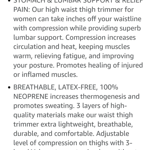 YANOVATE 3-IN 1 WAIST TRAINER BELT,THIGH ,BUTT, LIFTER WOMENS SIZE S-M - Picture 5 of 8